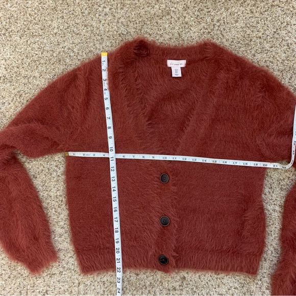 If It Were Me/Anthropologie fluffy cardigan sweater - Picture 6 of 9